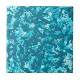 Carreau Bleu décoratif Art Abstrait
