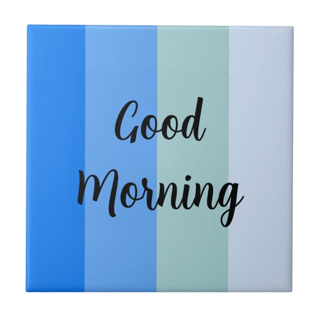 Carreau Bleu du bon matin (Devant)
