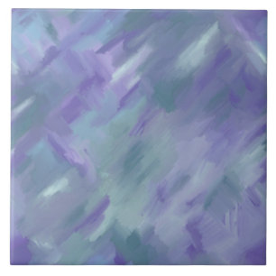 Carreau Bleu Et Violet