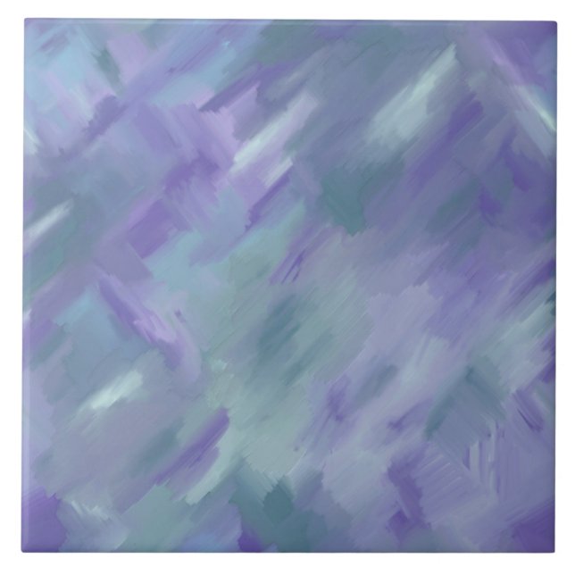 Carreau Bleu Et Violet (Devant)