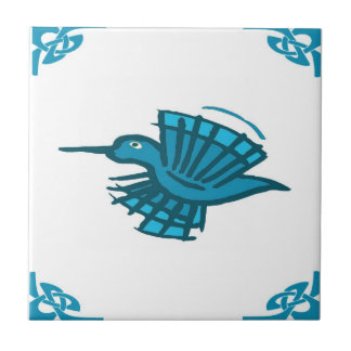 Carreau Bleu hollandais Humming Bird