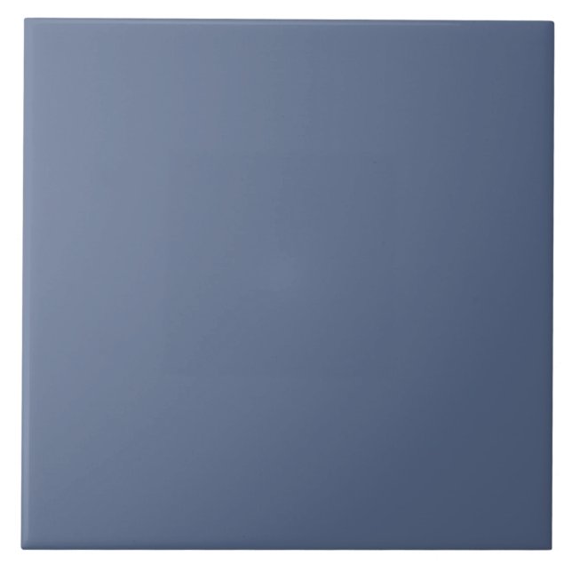 Carreau Bleu Indigo Clair Simple Uni (Devant)