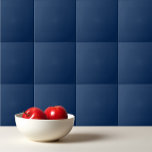 Carreau bleu indigo marine solide<br><div class="desc">Décor bleu marine marine couleur uni.</div>