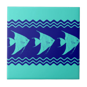 Carreau Bleu Turquoise Côtière Fragments