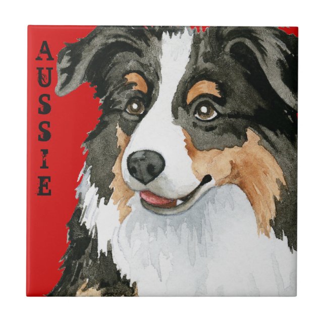 Carreau Bloc de couleur australien (Devant)