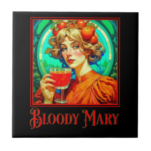 Carreau Bloody Mary Art Nouveau