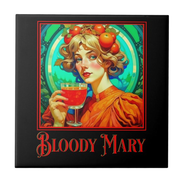 Carreau Bloody Mary Art Nouveau (Devant)