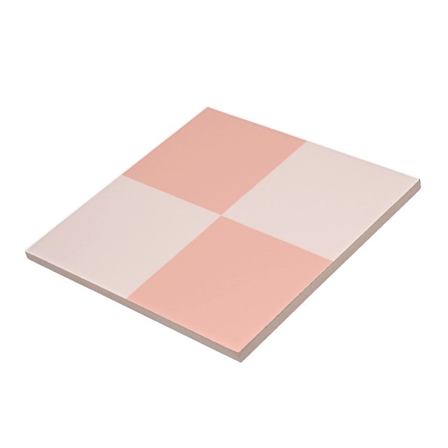 Carreau Blossom élégance saumon carrelage floral ensemble  (Côté)