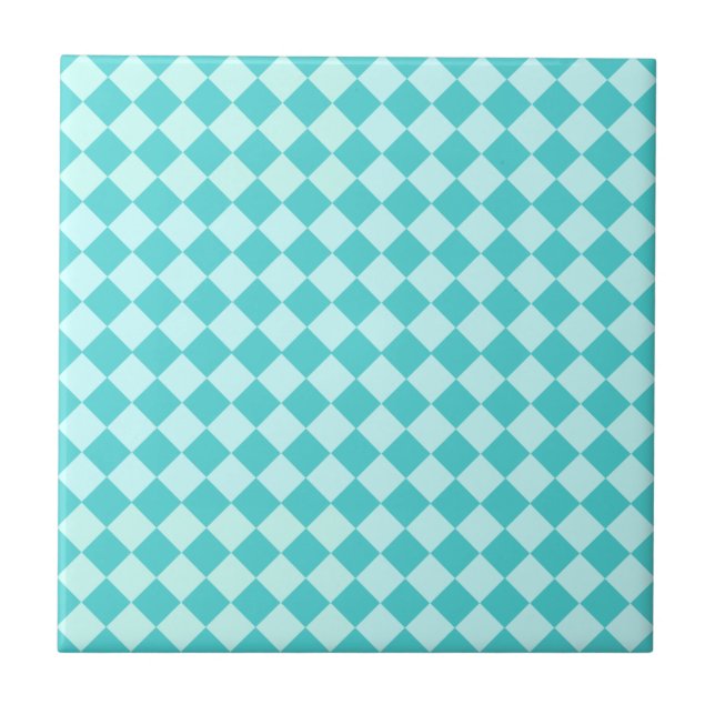 Carreau Blue Combination Diamond Motif par Shirley Taylor (Devant)