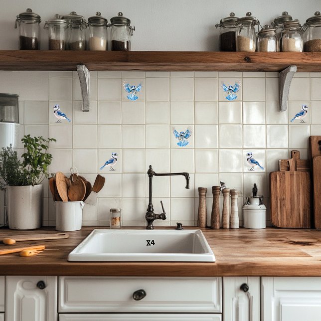 Carreau Blue Jay (Créateur téléchargé)