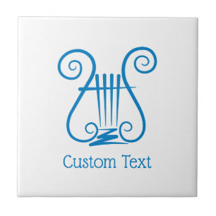 Carreau Blue Lyre
