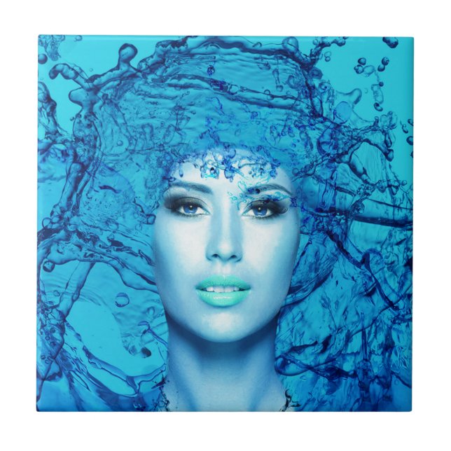 Carreau Blue Mermaid (Devant)