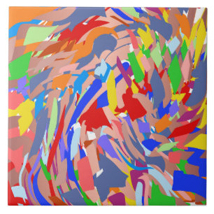 Carreau Blue Red Green Rose Gold Résumé Design