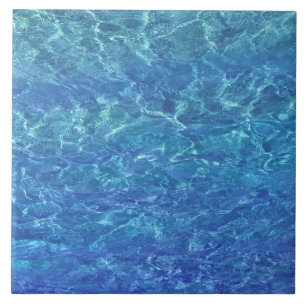 Carreau Blue Water Coastal Beach Ocean Decor Cadeau