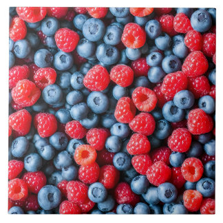 Carreau Blueberries and Raspberries
