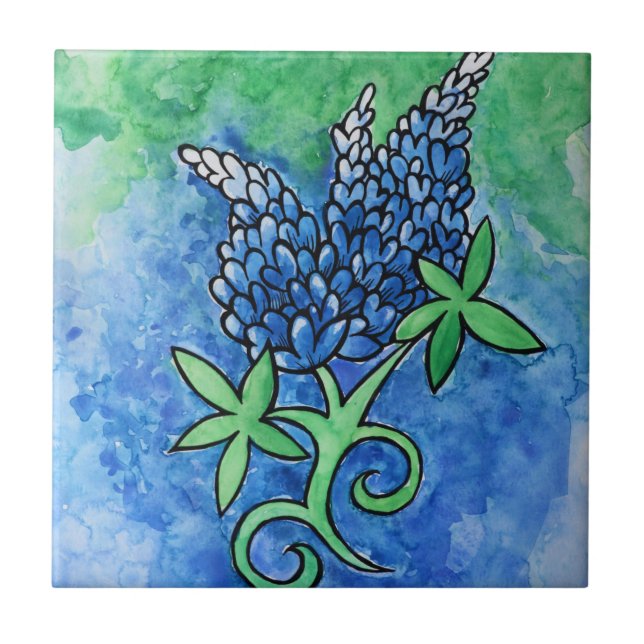 Carreau Bluebonnets du Texas (Devant)
