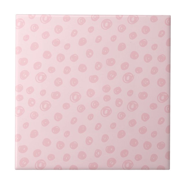 Carreau Blush Pink Dots (Devant)