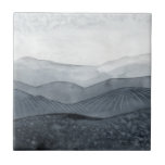 Carreau Blustering Grey Valley<br><div class="desc">Blustering Valley I par Grace Popp. Gris et formes douces se côtoient pour créer des vallées et de petites collines.</div>