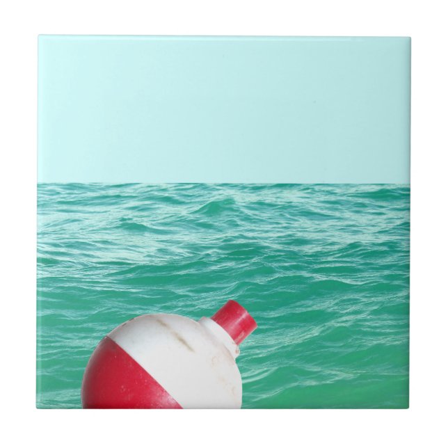 Carreau Bobeur de pêche dans l'eau (Devant)