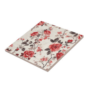 Carreau Boho Art Nouveau Carrelage Rose Pour Espaces De Vi