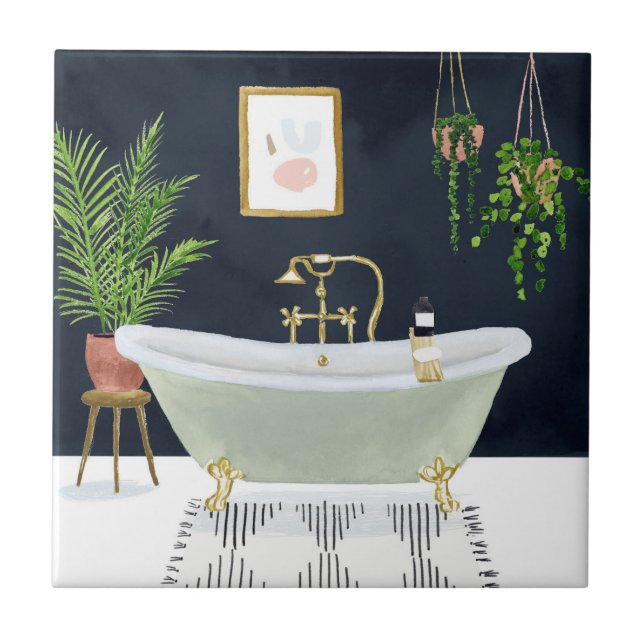 Carreau Boho Bath I (Devant)