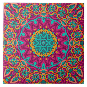 Carreau Boho Festive Mandala