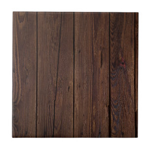 Carreau Bois Brown foncé rustique clôture en bois Style 