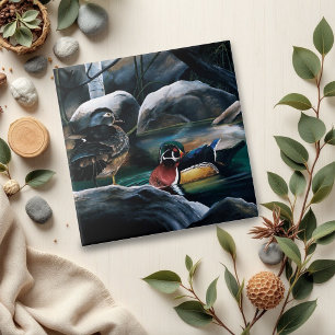 Carreau Bois Canards Étang