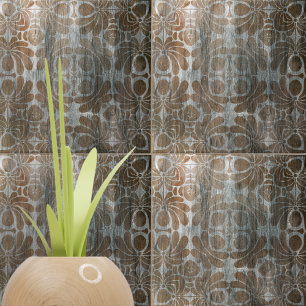 Carreau Bois démonté Réplique Brown Damask Ornat