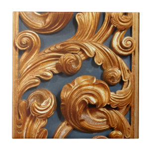 Carreau Bois d'or découpant le motif