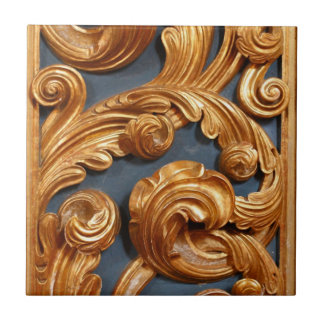 Carreau Bois d'or découpant le motif