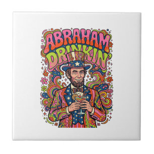 Carreau Boisson rétro patriotique Abraham