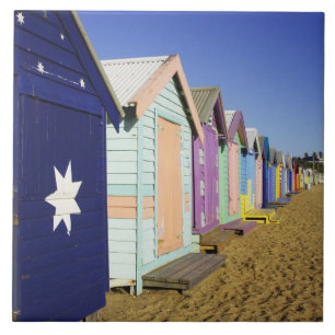 Carreau Boîtes de Bain, Plage de Middle Brighton, Port