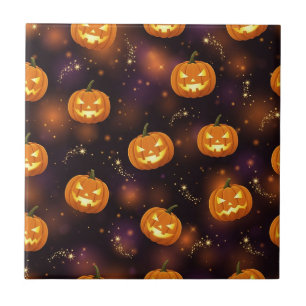Carreau Bokeh Halloween   Citrouille Lumineuse (4)