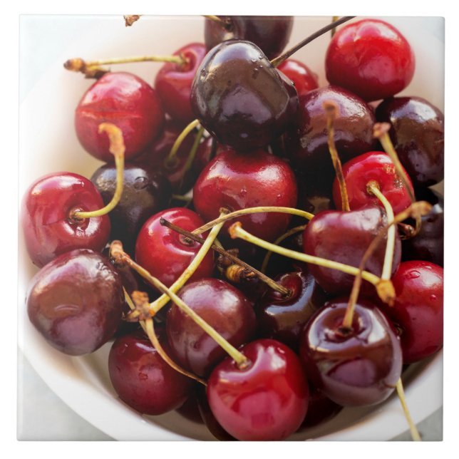 Carreau bol de cerises (Devant)