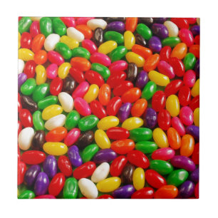 Carreau Bonbons de jellybean colorés