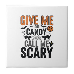Carreau Bonbons d'Halloween ou Appelez-moi Épouvantable Gr