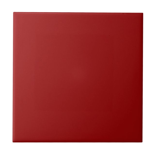 Carreau Bonbons foncés Pomme rouge couleur solide (Devant)