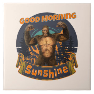 Carreau Bonjour Soleil Drôle Bigfoot