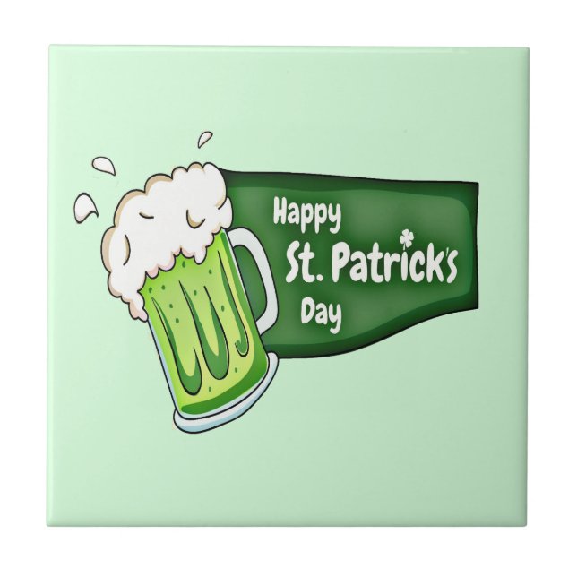 Carreau Bonne bière St. Patricks Day (Devant)