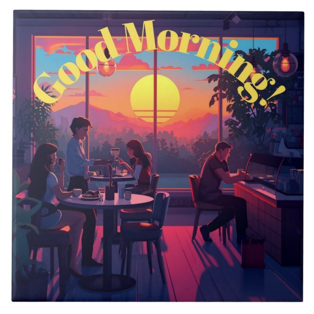 Carreau Bonne Maison du Café (Devant)