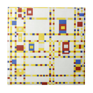 Carreau Boogie Broadway de Piet Mondrian 1942