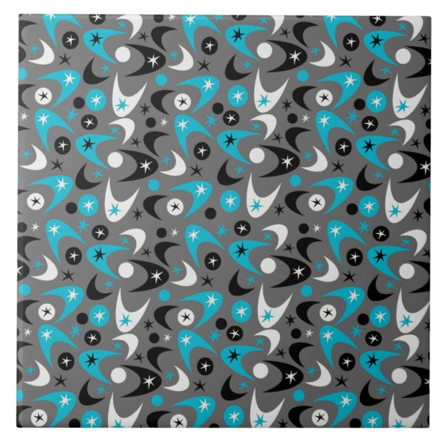 Carreau Boomerangs rétro (Devant)