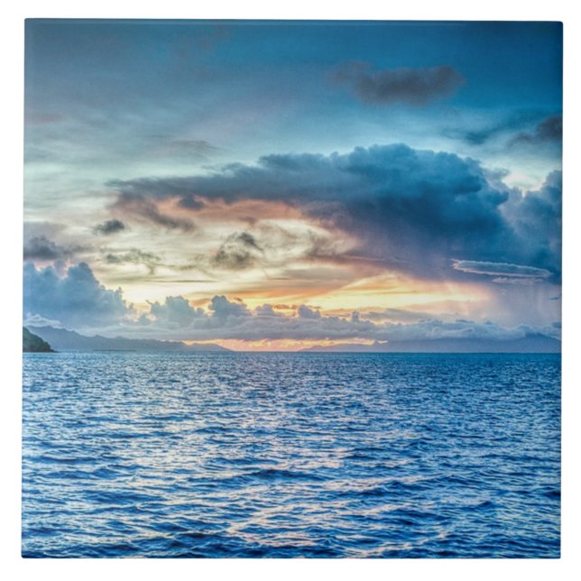 Carreau Bora-bora, île du Pacifique Sud (Devant)