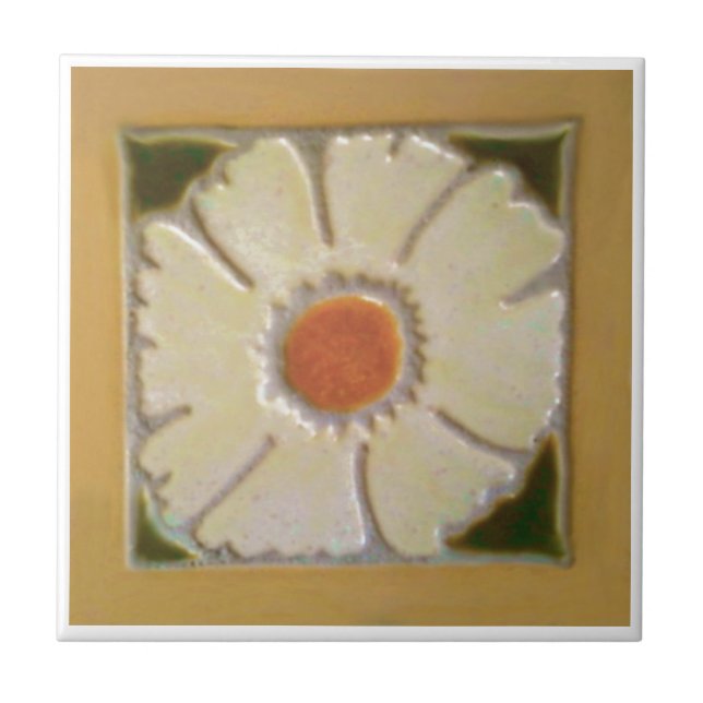 Carreau Bordure jaune foncé (Devant)