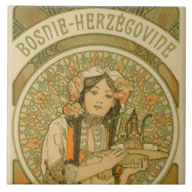 Bosnie-Herzégovine par Alphonse Mucha (1900)