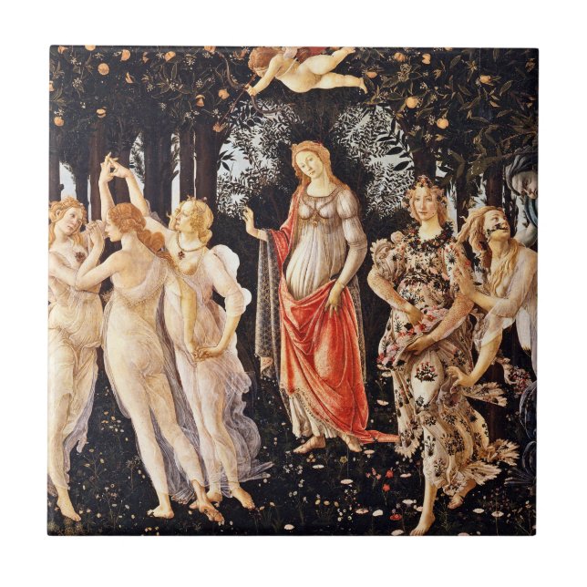 Carreau Botticelli - La Primavera Spring (Devant)