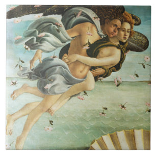 Carreau Botticelli "The Birth of Venus - Zephyr & Chloris"