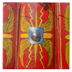 Carreau Bouclier militaire romain - Scutum