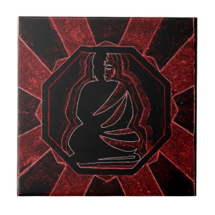 Carreau Bouddha